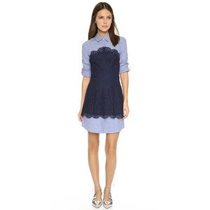 BCBGMaxAzria Kaylin Lace Shirt Dress